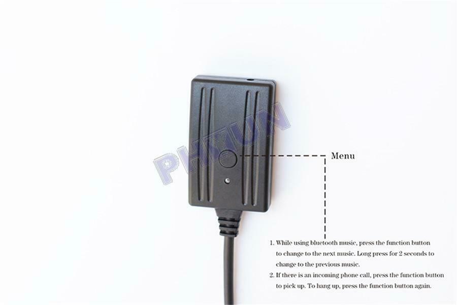 12Pin Car Bluetooth Call Handsfree AUX Kit For Ford Focus Fusion Mondeo Transit