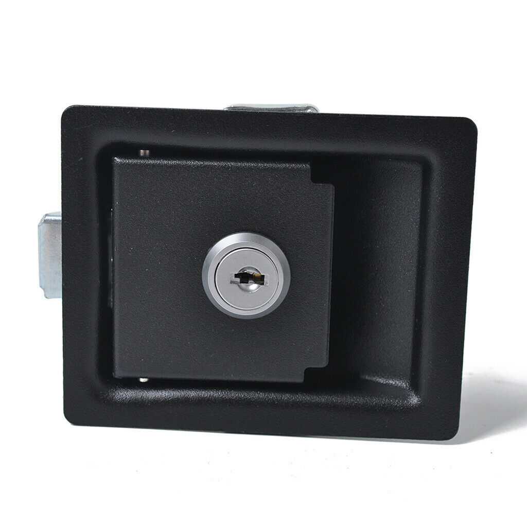 2x Durable RV Paddle Entry Door Lock Latch Handle Knob Deadbolt Heavy Duty