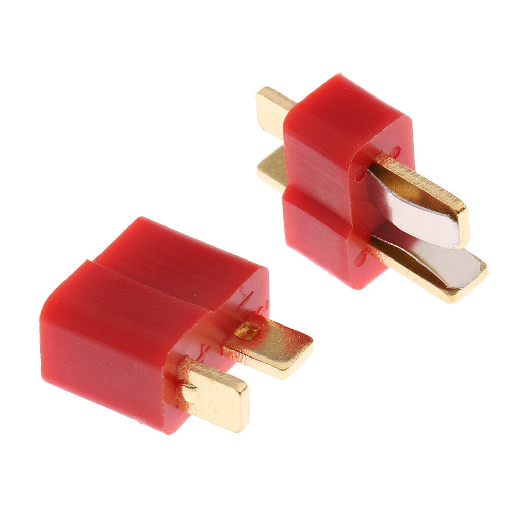 10 Pairs T Plug Connectors Male Female for RC LiPo Battery ESC
