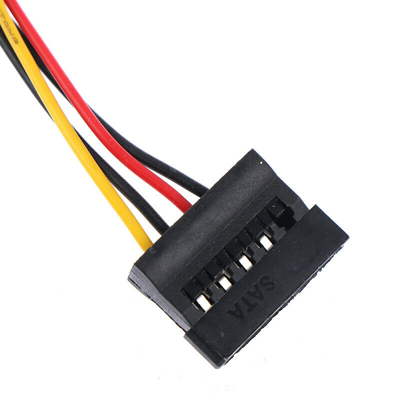 4pin IDE to 3 Serial ATA SATA Power Splitter Extension Cable Connectors C.l8
