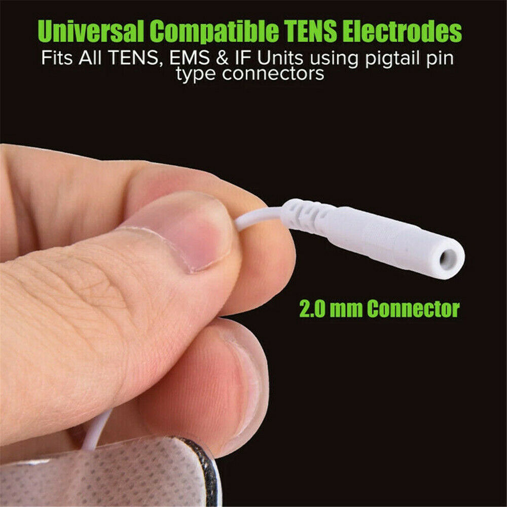 20PACK Replacement Pads For Massagers Tens Units Electrode Pads White Cloth Set