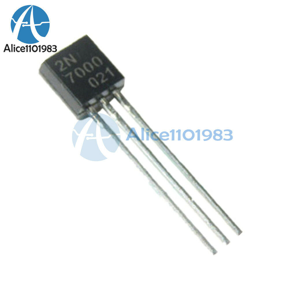 100PCS 2N7000 MOSFET N-CHANNEL 60 Volts 0.2 Amps TO-92 New