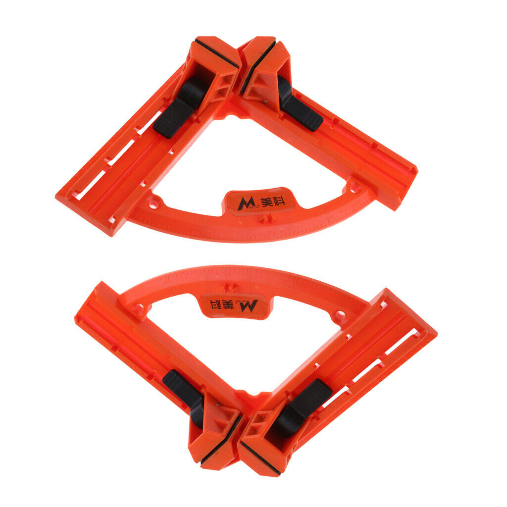 2x Right Angle Clamps Miter Picture Frame Corner Clamp Holder Tool 90 Degree