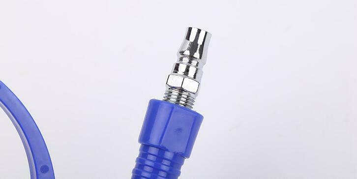 Air Blow Gun 4" NPT Angle Duster 1/2" Rubber Tip tool Nozzle Pistol Grip Safety