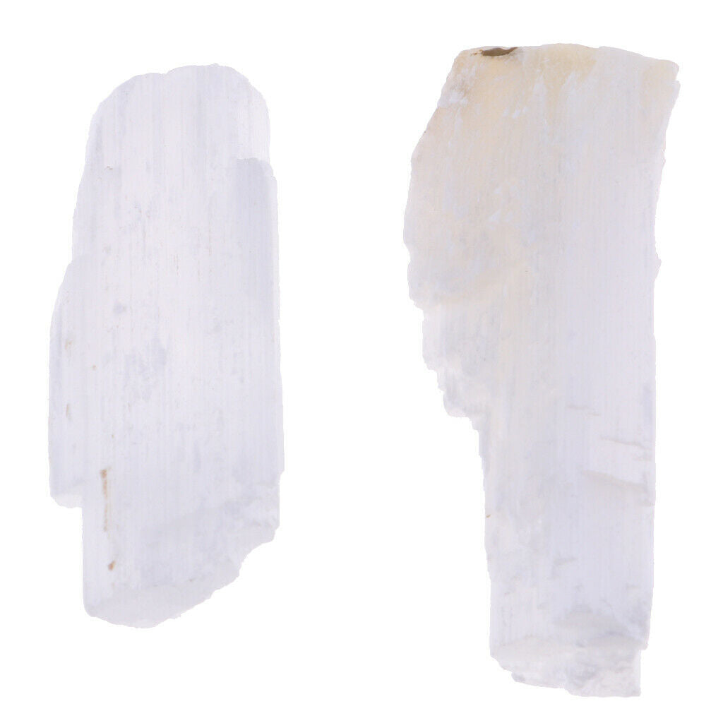 2xNatural Crystals  Stone Class Teaching Specimen Gypsum stone
