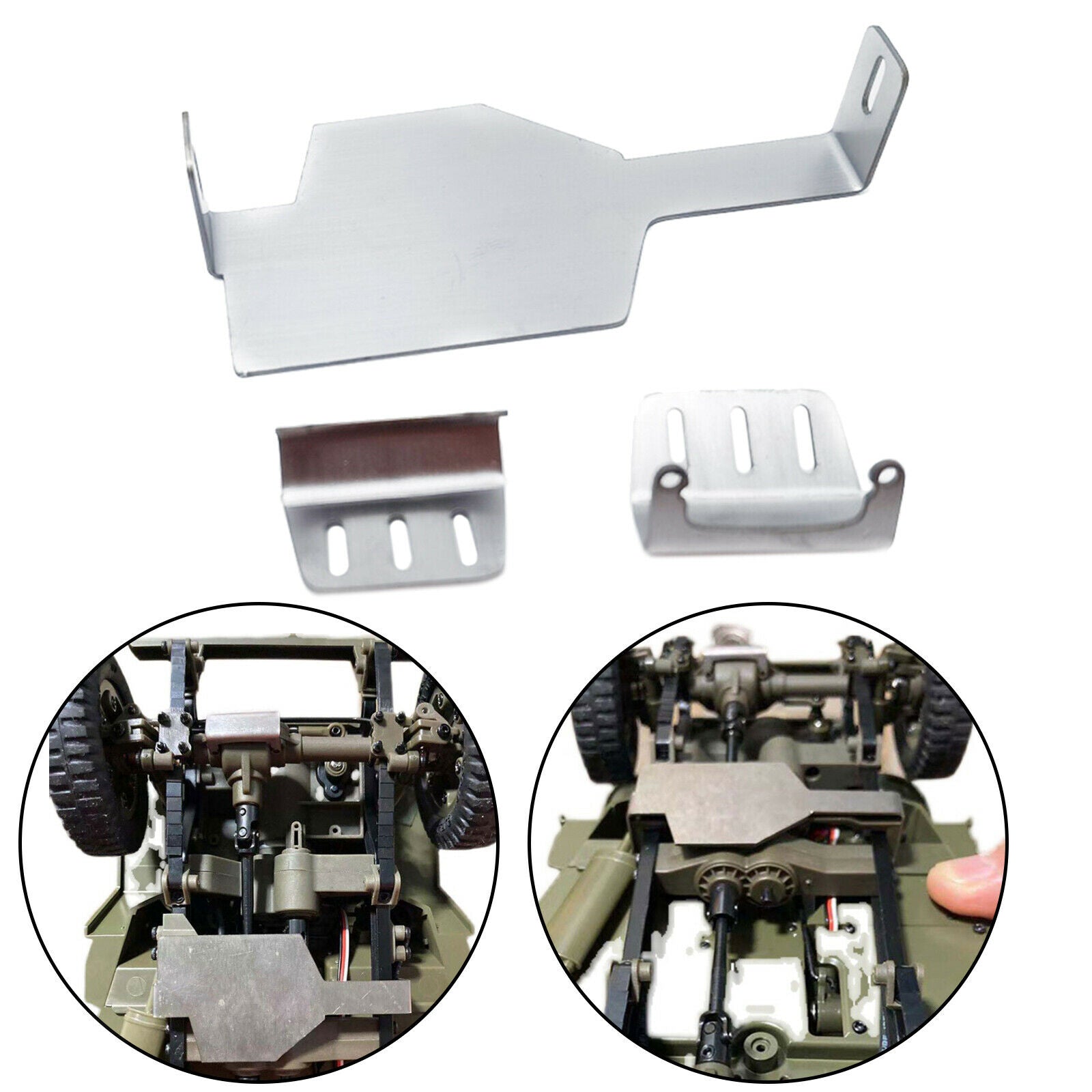 Chassis Armor Guard Plate for FMS ROCHOBBY 1941 Willys Jeep DIY Accessory