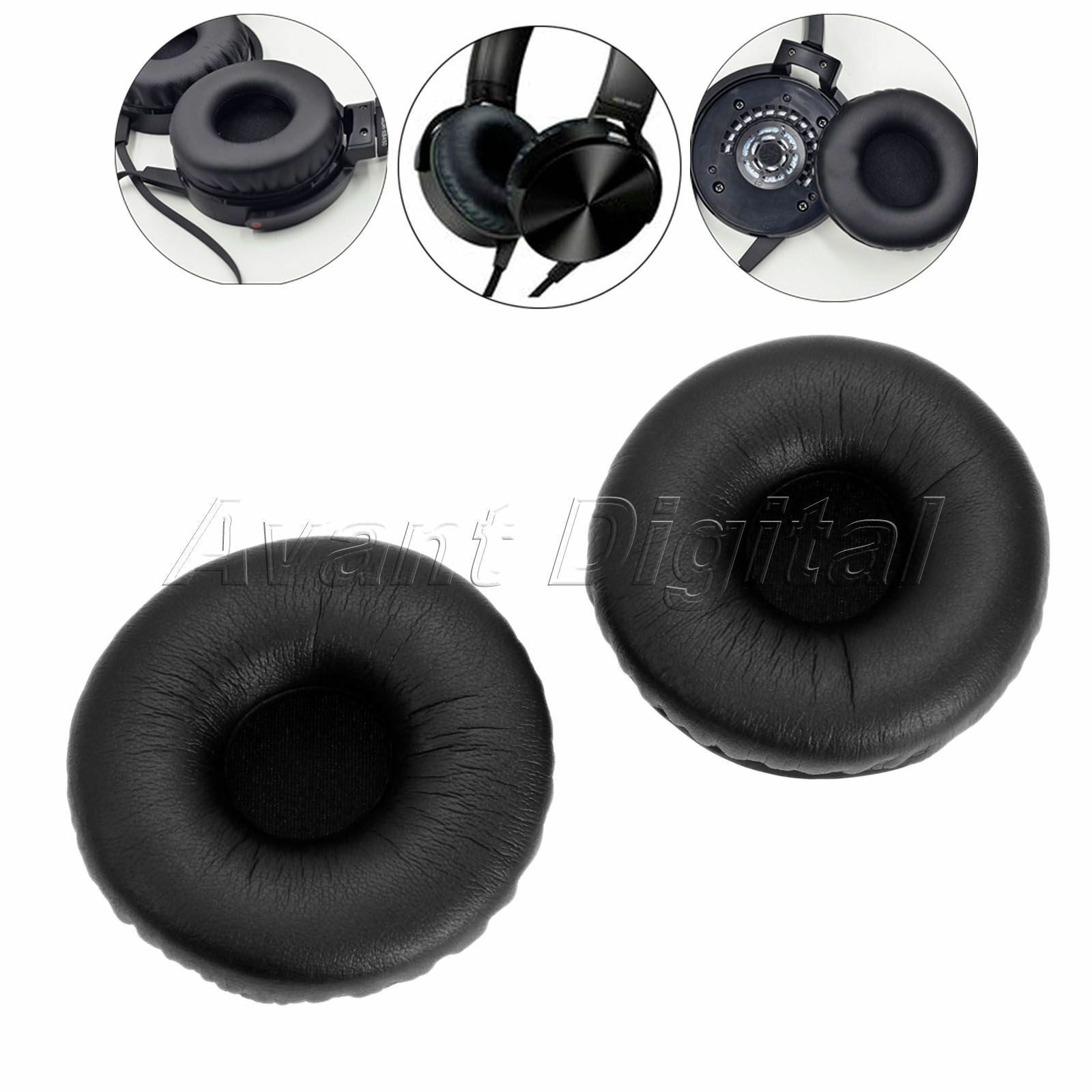 Replace cushion earpads for Sony MDR-XB450AP/B XB450 XB 450 Extra Bass headsets