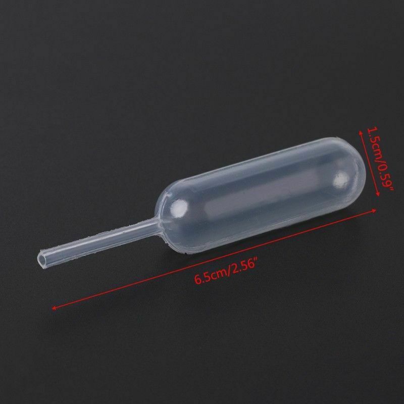 50 PCS 4ml Plastic Squeeze Transfer Pipettes Dropper For Cup Cakes Strawberries