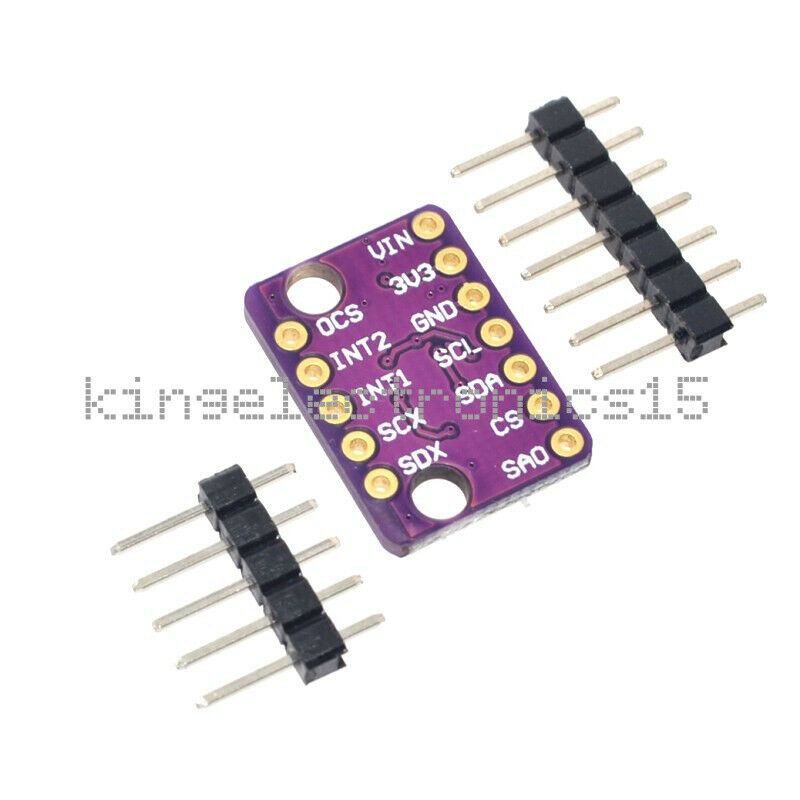 1PCS 6-axis Rate Gyro BMI160 6DOF Gravity Accelerometer Sensor Module IIC SPI