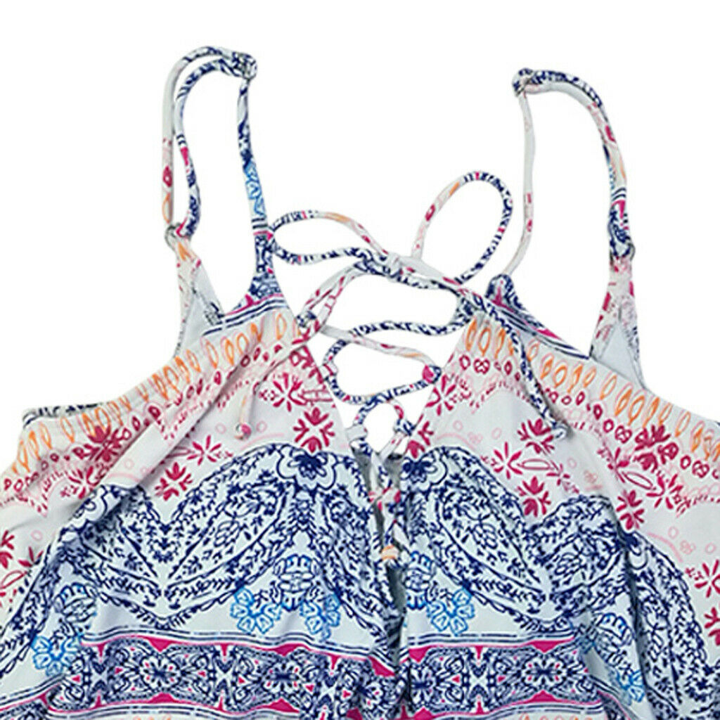 Women's 2 Piece Swimsuit Push Up Bikini Sexy Ruffle And Off Shoulder Floral