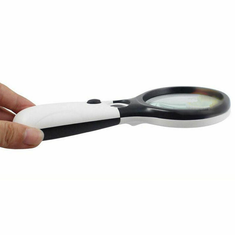 Hot 10X 20X 3 LED Lighting Handheld Magnifier Magnifying Lens Glass Jewelry Tt