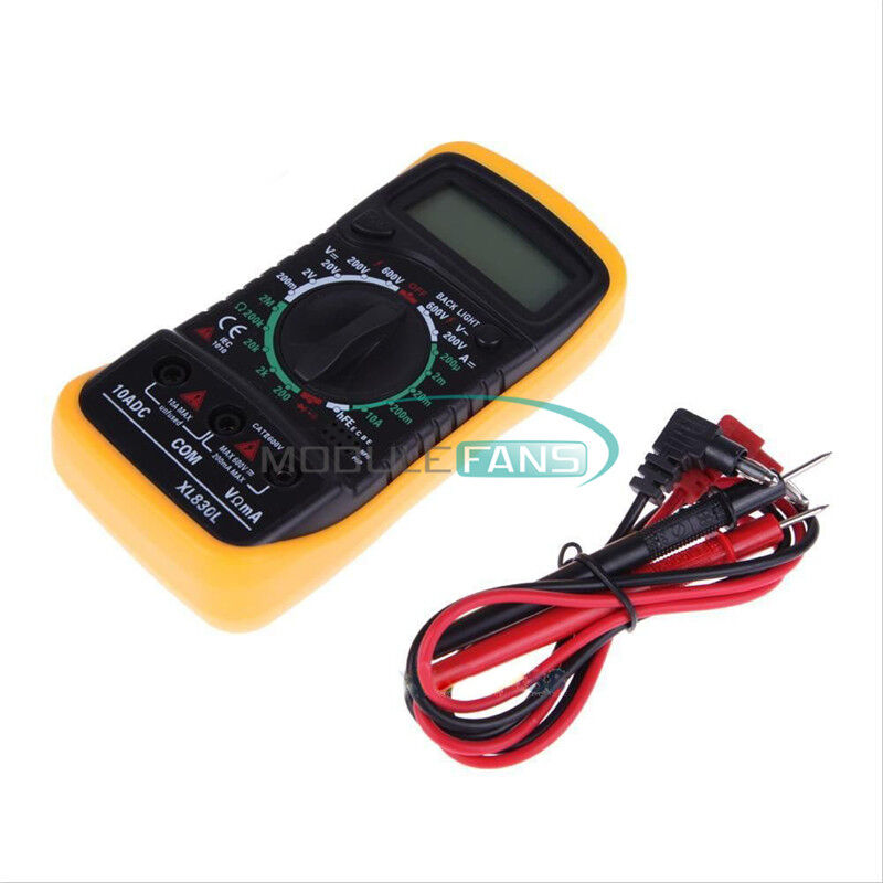 Digital LCD Multimeter XL-830L Voltmeter Ammeter Ohmmeter OHM VOLT Tester New