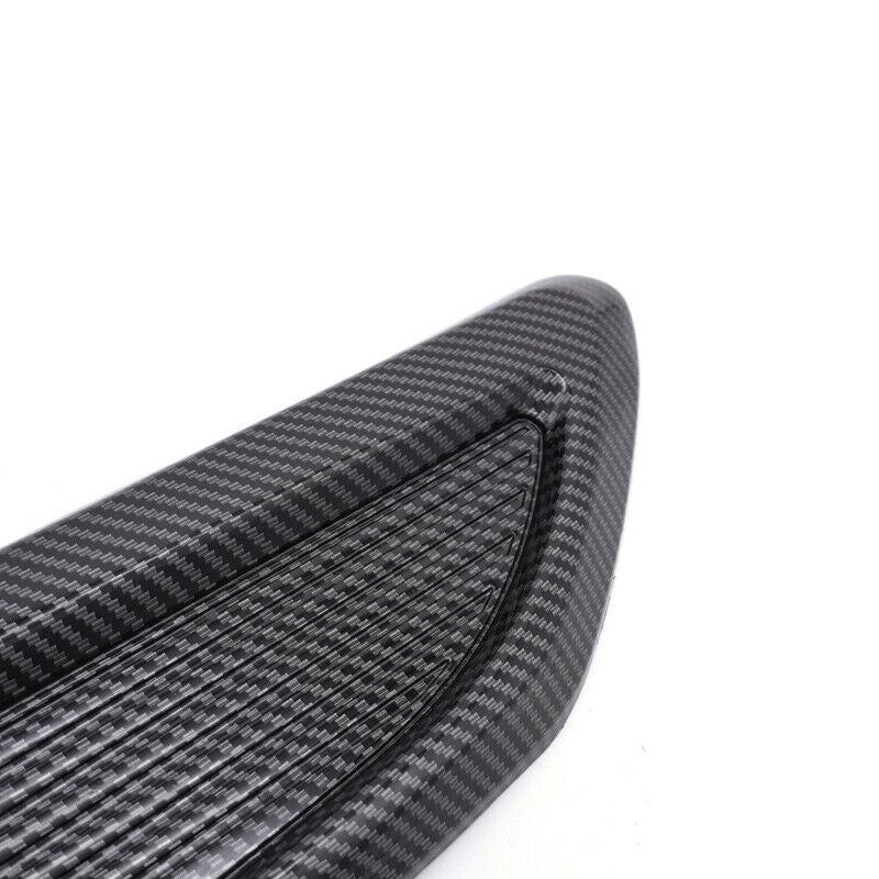 Universal Car Hood Air Vent Louver Cooling Panel Trim Carbon Pattern Decorate