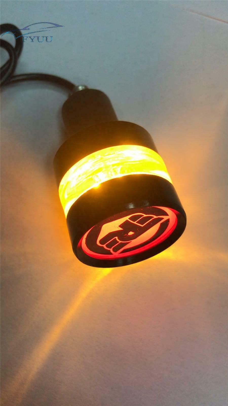 2X DRL Motorcycle Dual Turn Signal LED Light Indicator Blinker Handle Bar End