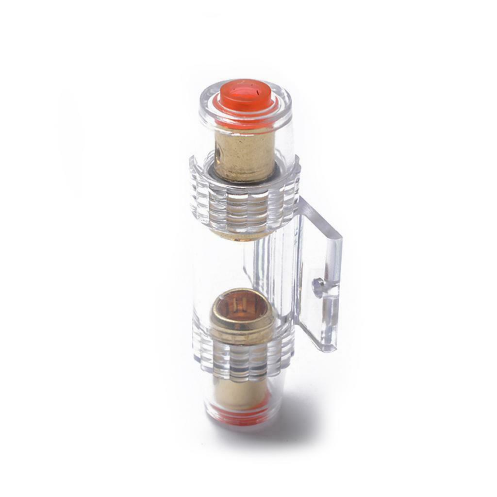 Car Audio Inline 4 or 8 Gauge AWG AGU Fuse Holder Box With 100 Amp Fuse