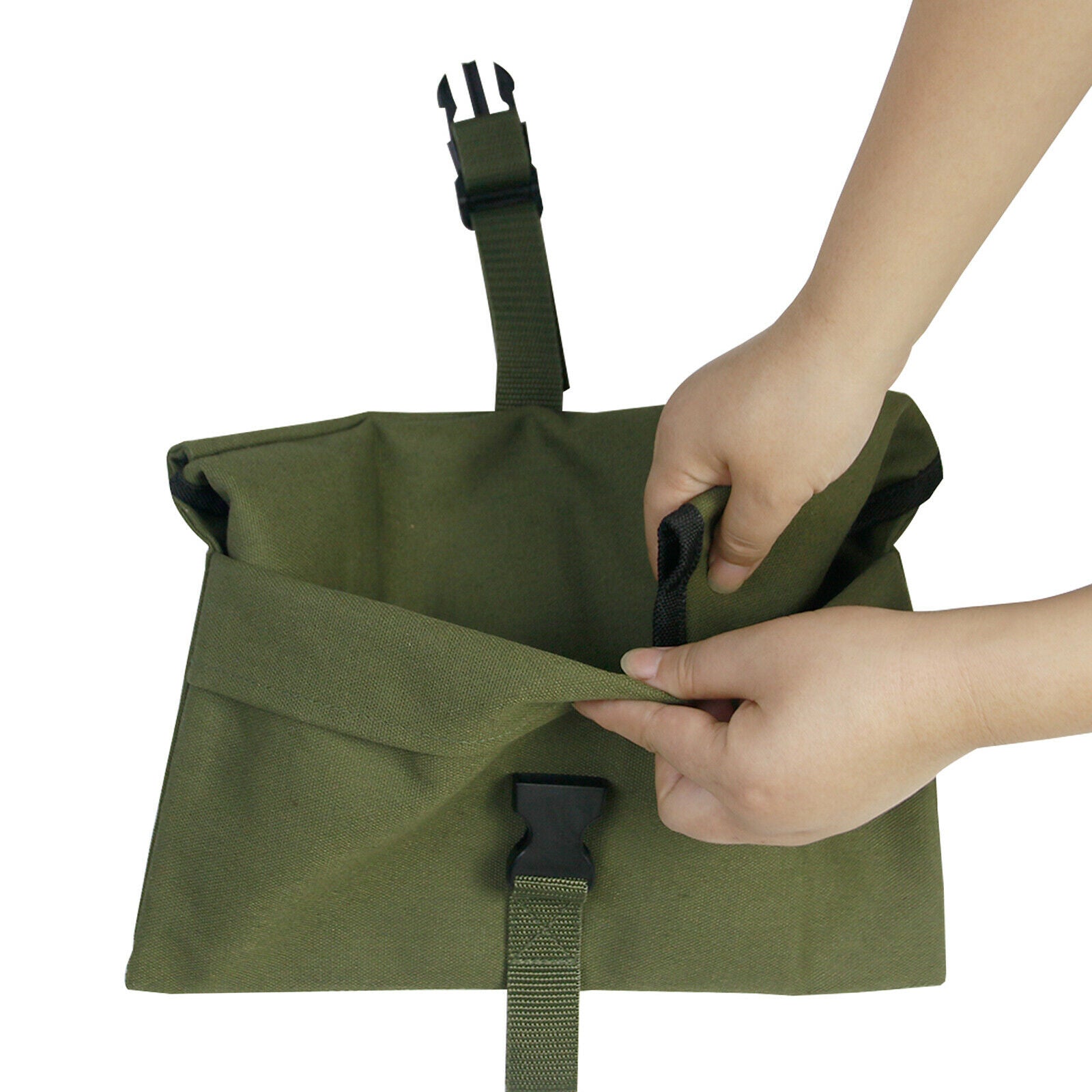 Canvas Portable Outdoor Camping Picnic Tableware Tree Storage Bag Organizer