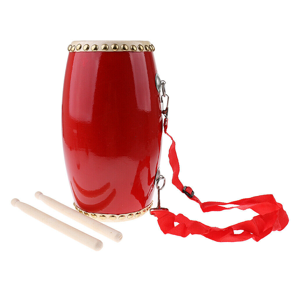 Chinese Folk Dance Size Portable Drums 12 X 27 Cm The