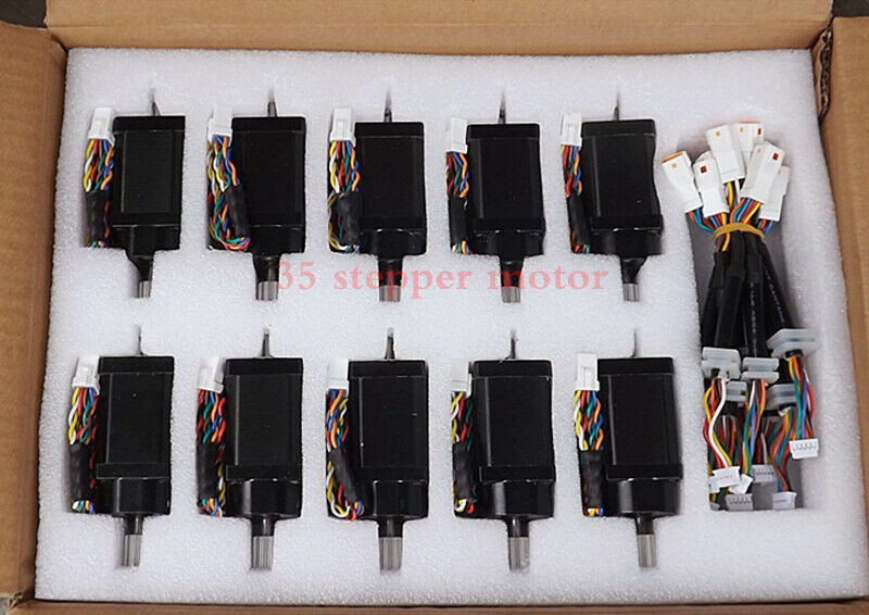 1pcs 35stepper motor with dual induction hall sensor two-phase four-wire encoder