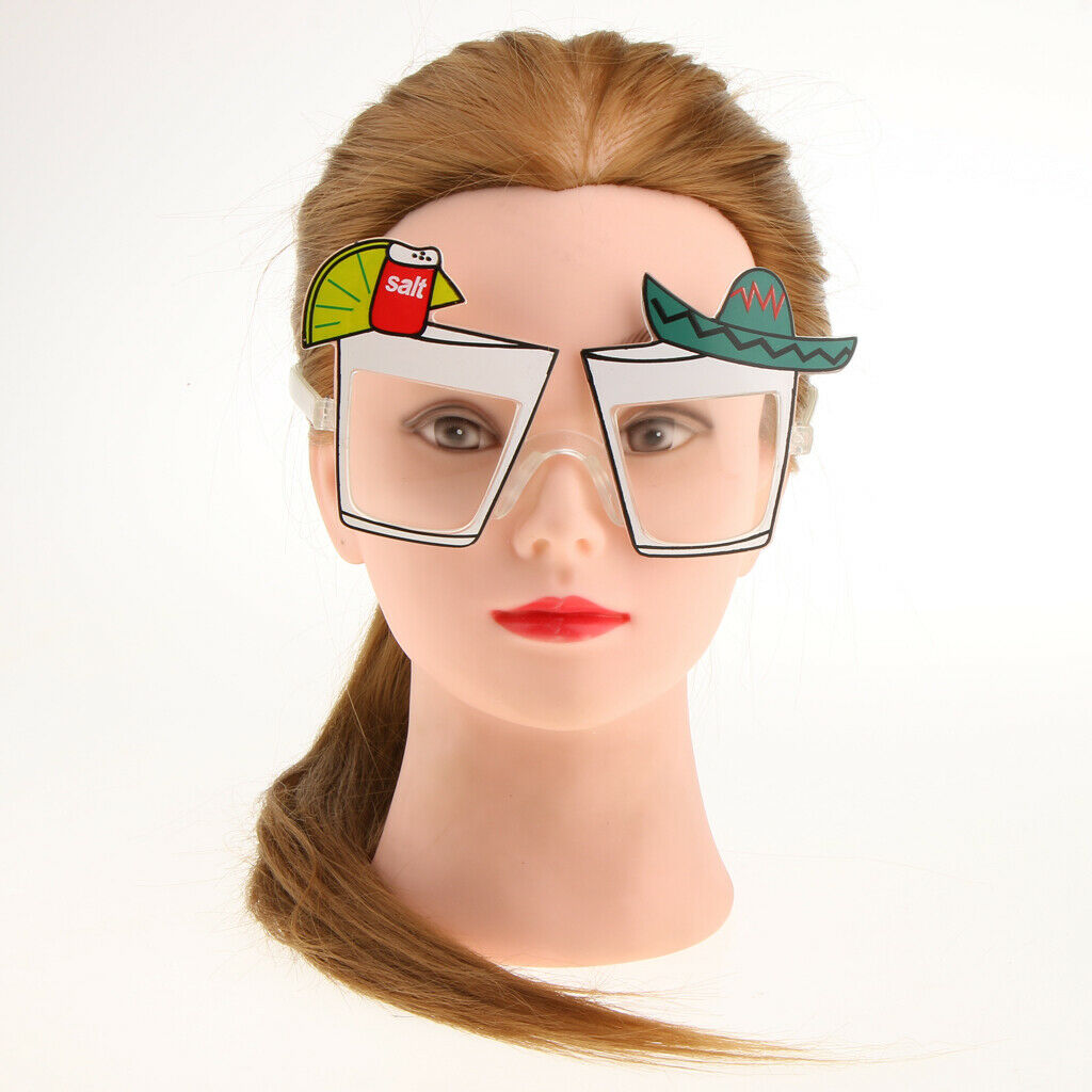 Party Glasses Cocktail Design Hat Halloween Costume Makeup Night