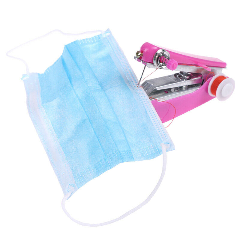 Portable Hand-Held Sewing Machine Mini Clothes Fabric Portable Pock.l8