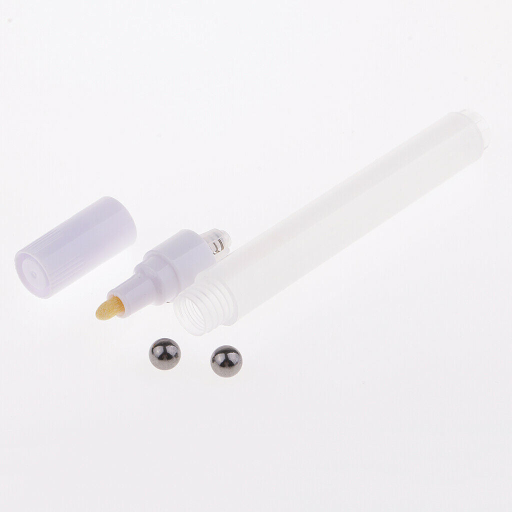 Set of 3 4.5mm Tips Oil Paint Empty Marker Pens Empty Pen Tube Artist Paint
