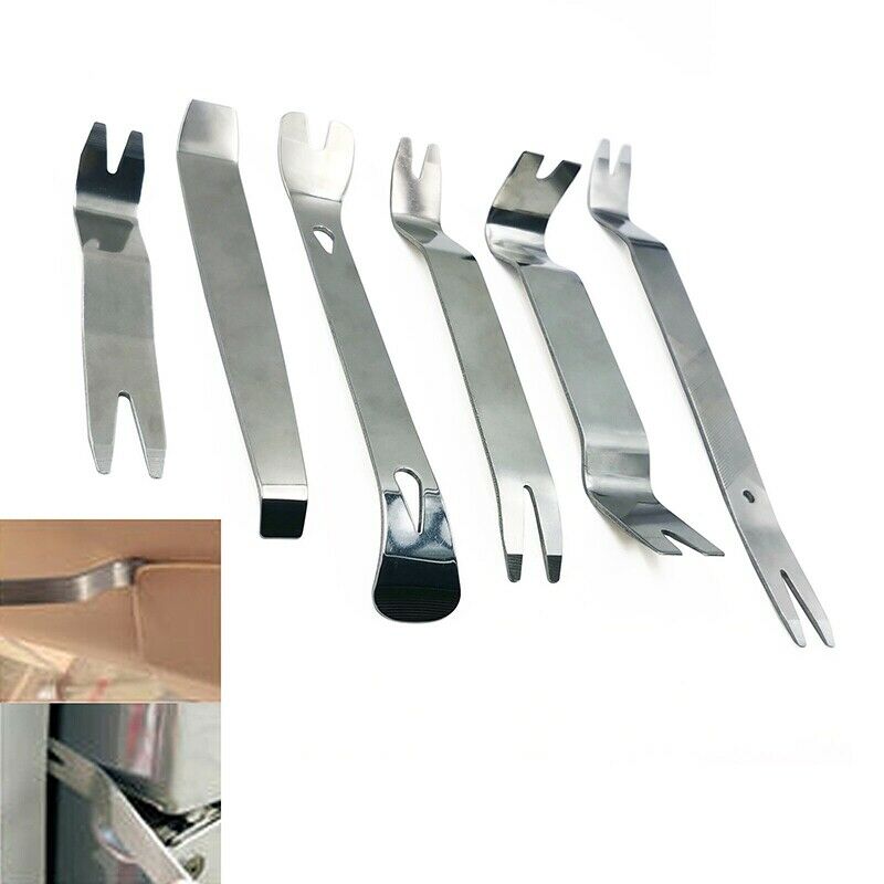 6PCS Car Radio Door Clip Panel Trim Dash Audio Removal Pry Tools Moulding KitsA9