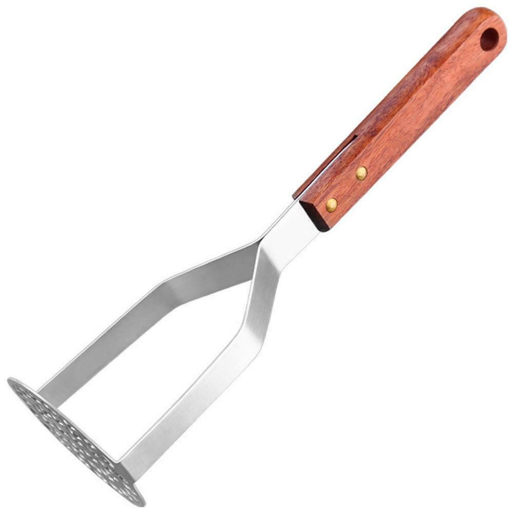Stainless Steel Potatoes Masher Pusher Fruit Vegetable Tools Press Crusher @