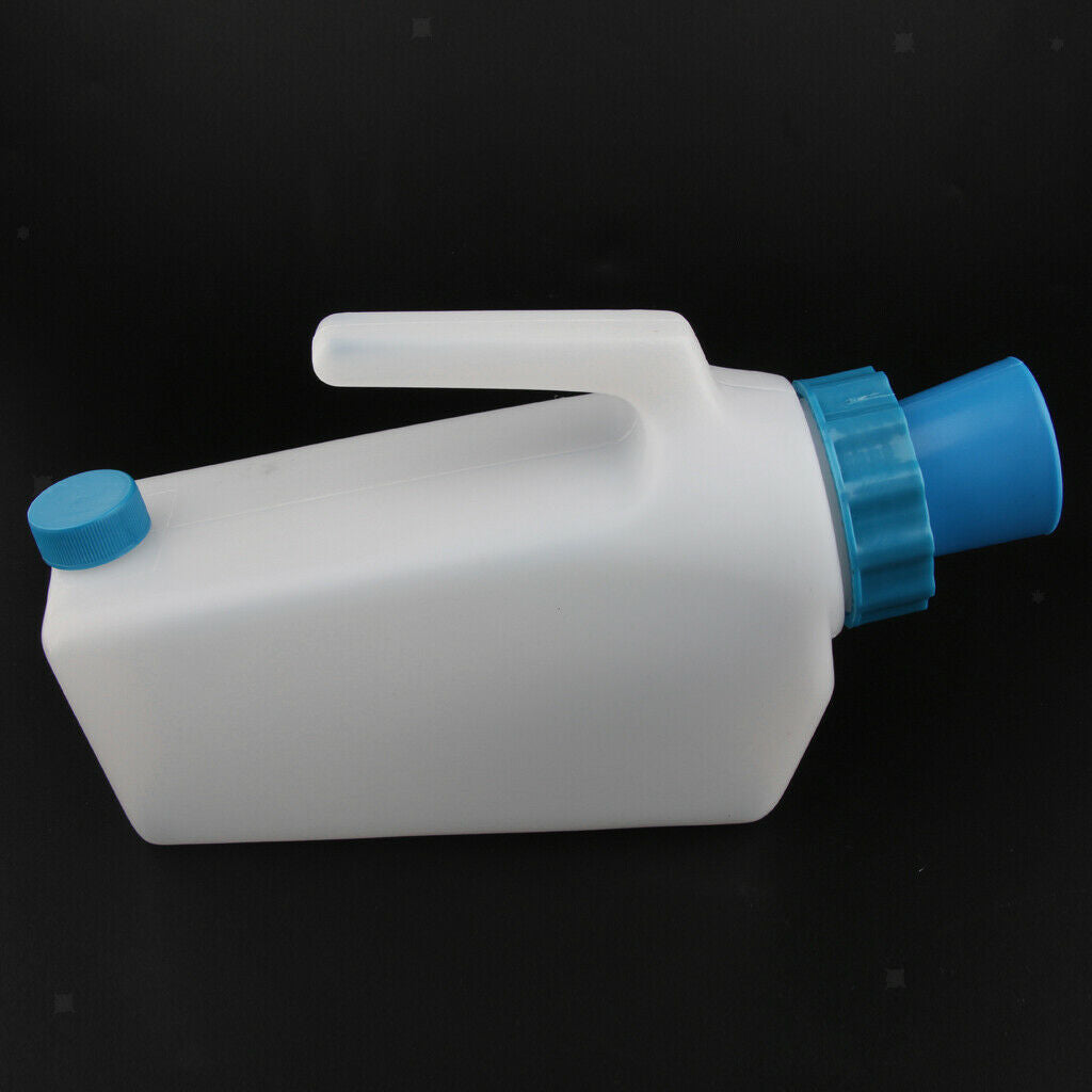 1000ml Male Kids Bed Pee Urinal Bottle w/Screw Top for Car Travel Leak Proof