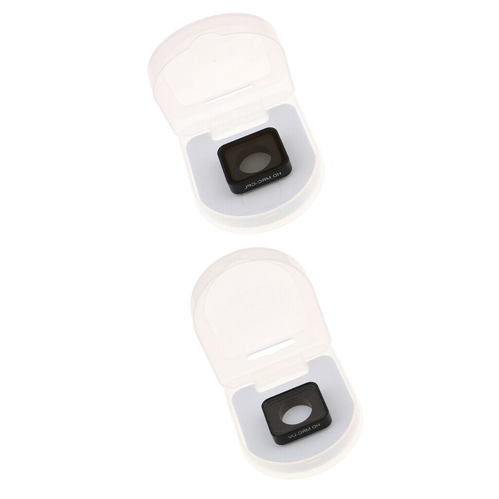 2 Pieces UV CPL Filter Lens Protector Protective Cover Case Replacement Part for
