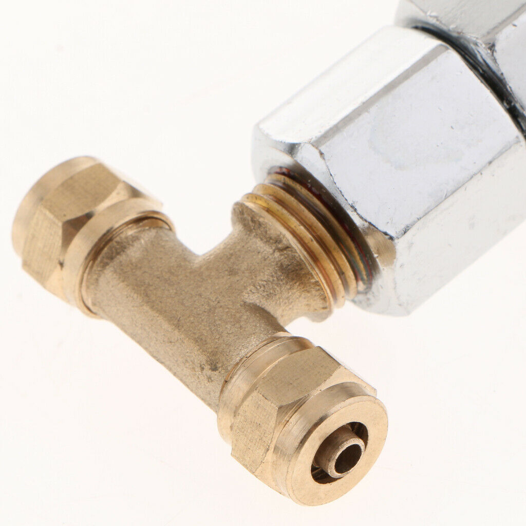 Push to Connect Union/Joint Tee/3-way Pneumatic Fitting for 1/2" OD Hoses