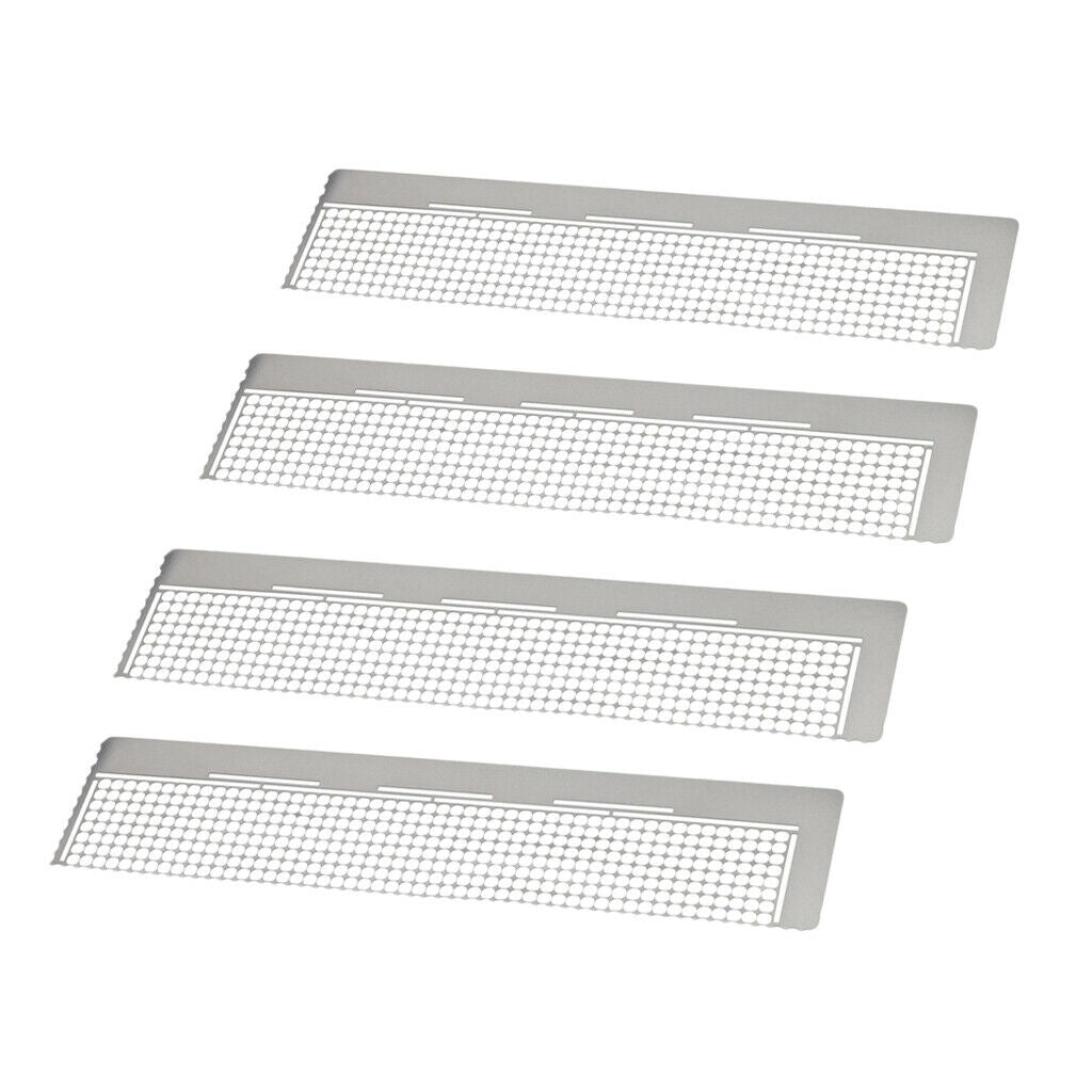 4pcs Stainless Steel DIY Dot Drill Ruler Diamond Cross-Stitch Painting