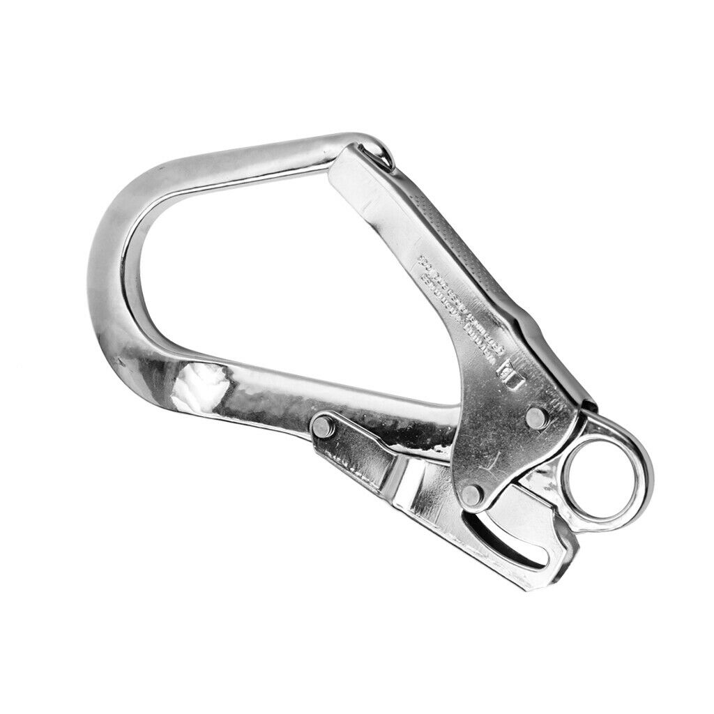 2X Heavy Duty Climbing Fall Protection Safety Lanyard Harness Lock Snap Hook