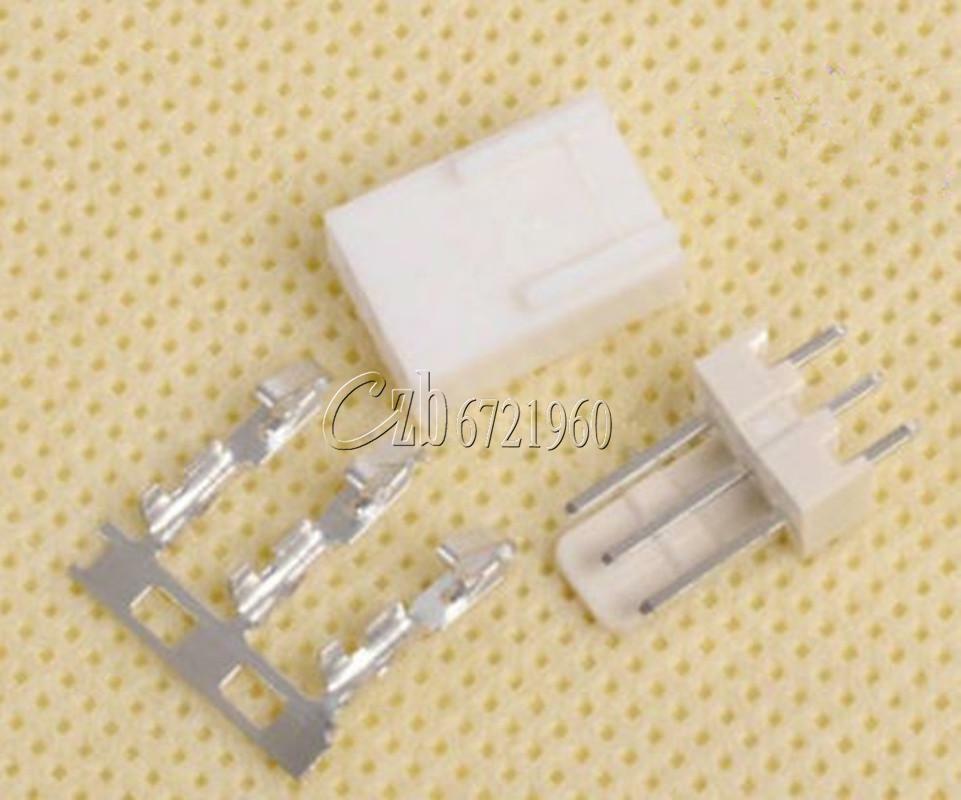 50PCS 2.54mm KF2510-3P Pin Header + Terminal + Housing Connector Kit 3pin KF2510