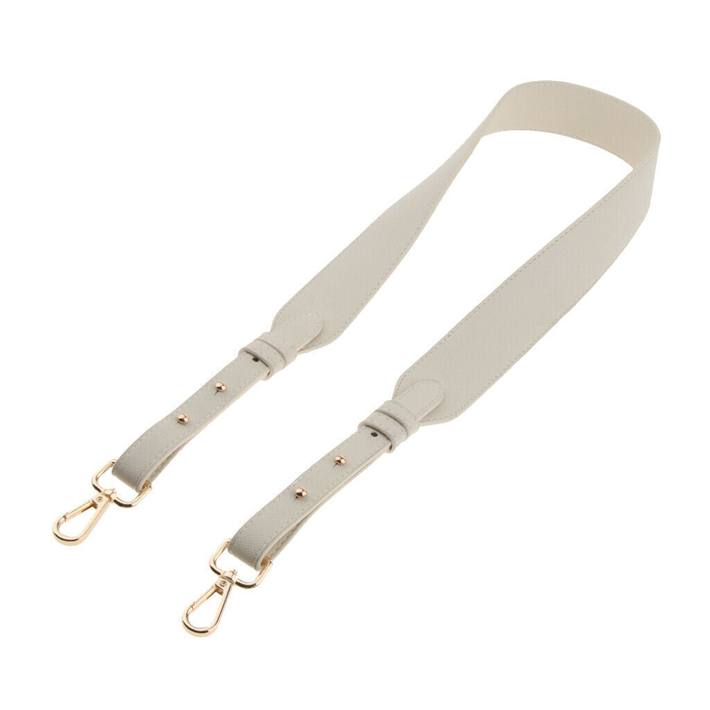 2x 4cm Wide Purse Strap Replacement Leather Crossbody Bag Strap Handbag Belt