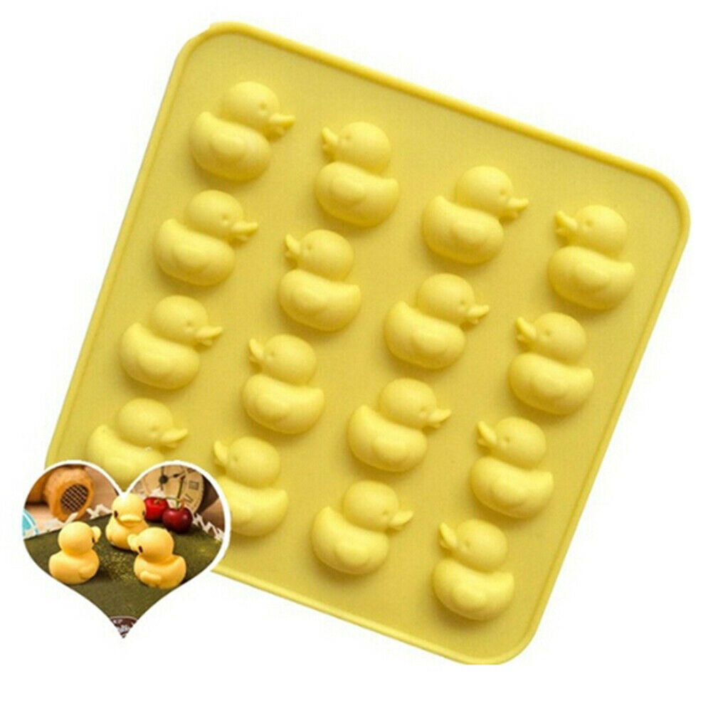 Cute Duck Silicone Mold DIY Chocolate Ice Biscuit Candy Moul.l8