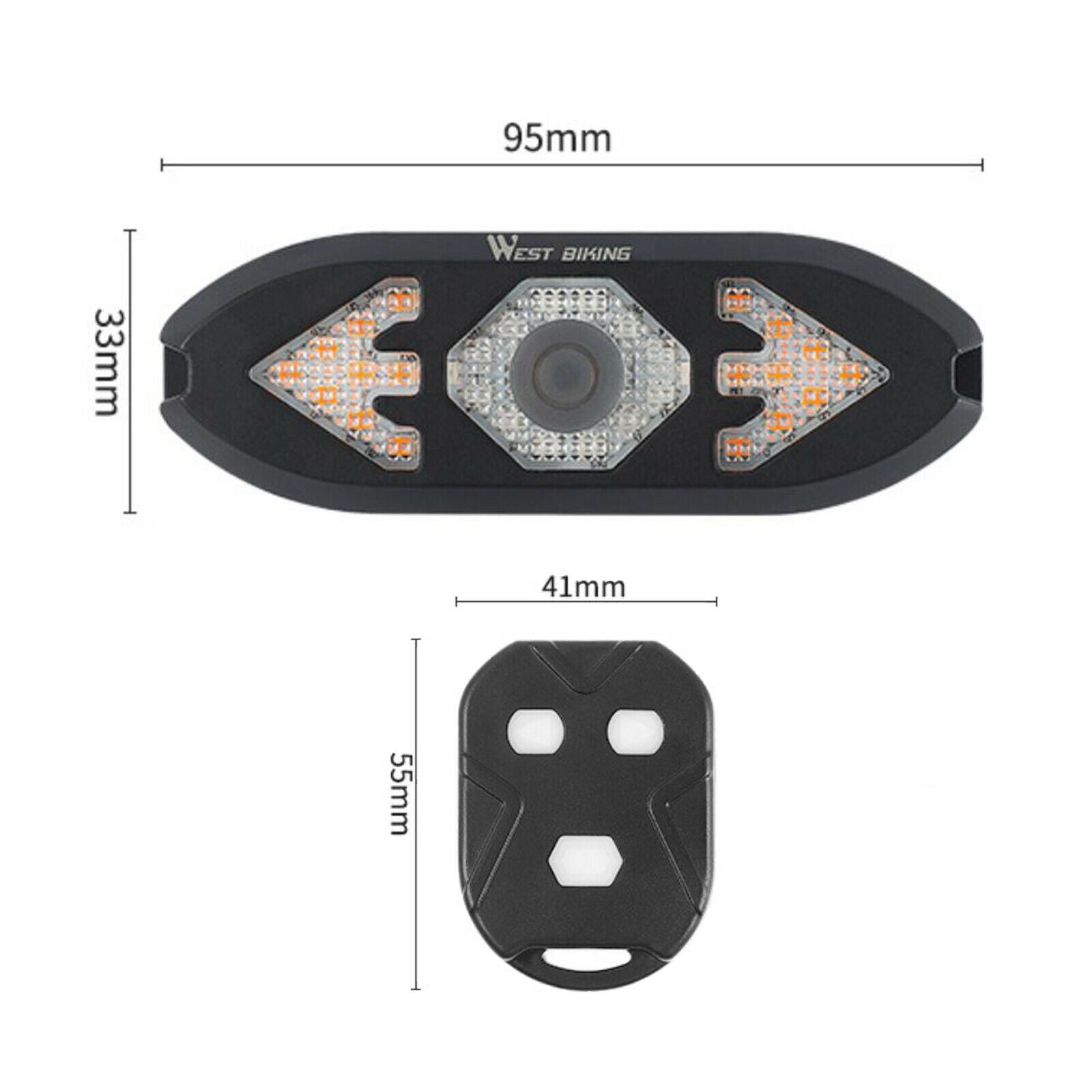 Smart Bike Tail Light Bicycle Rear Lights Safety Warning Light Taillight