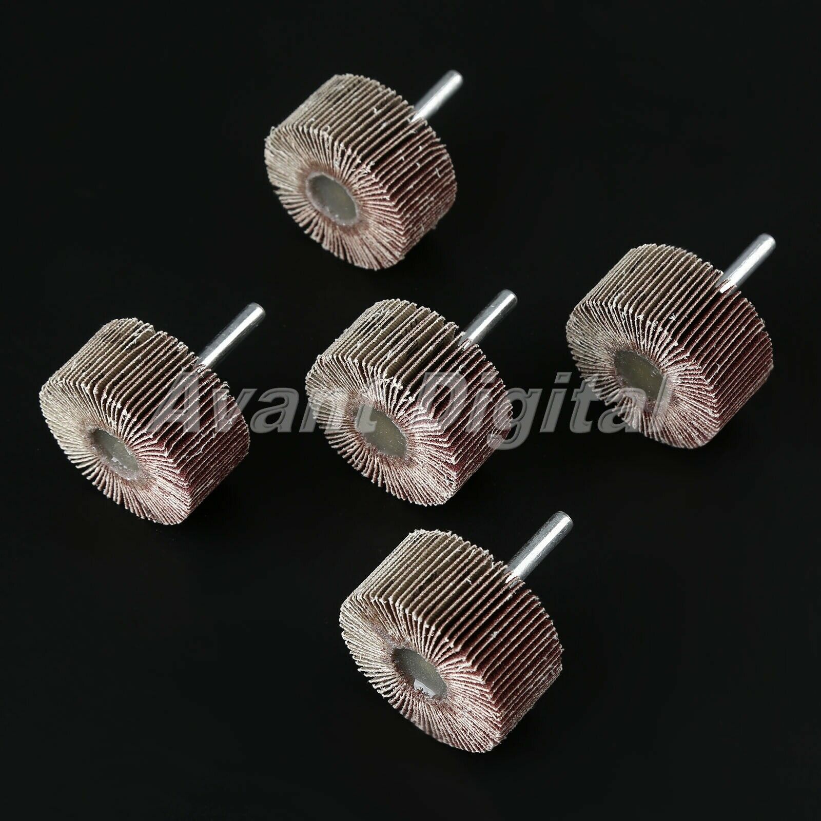 120 Grit Woodworking Grinder Flap Sanding Wheel Disc & Mandrel Polishing Tool 5x