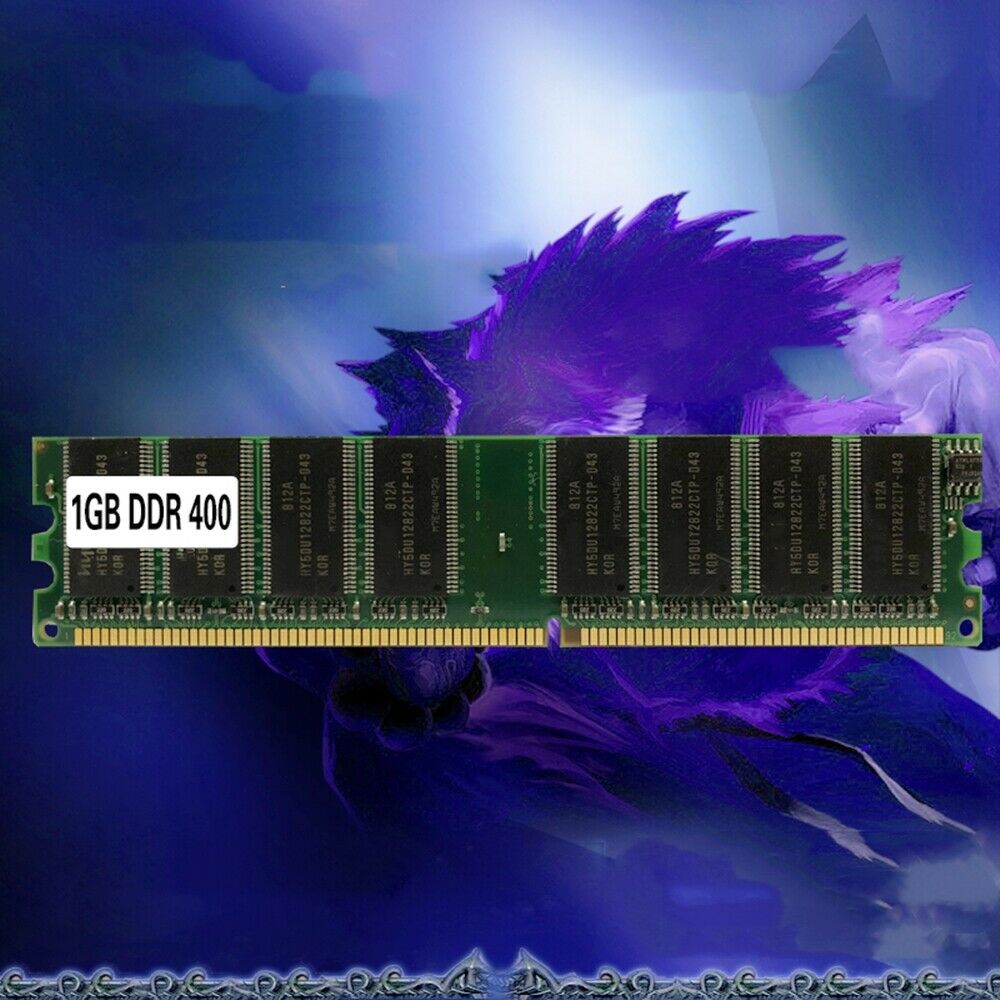 New DDR 1GB in Memory 400MHz Desktop PC DIMM for RAM Non-ECC PC3200 184 Pins