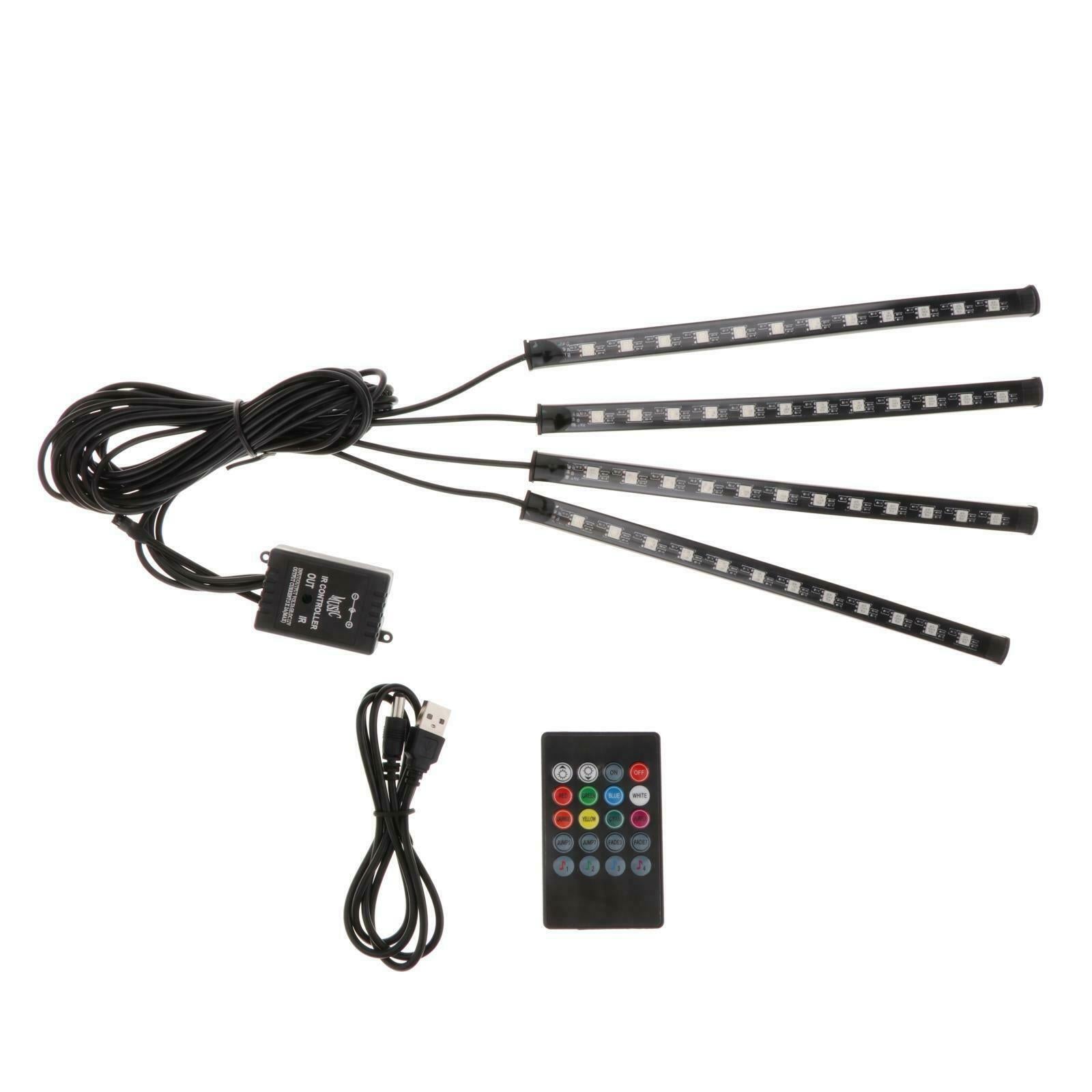 Interior Car Lights with Remote Control Upgraded 2-in-1 Design Interior Car LED