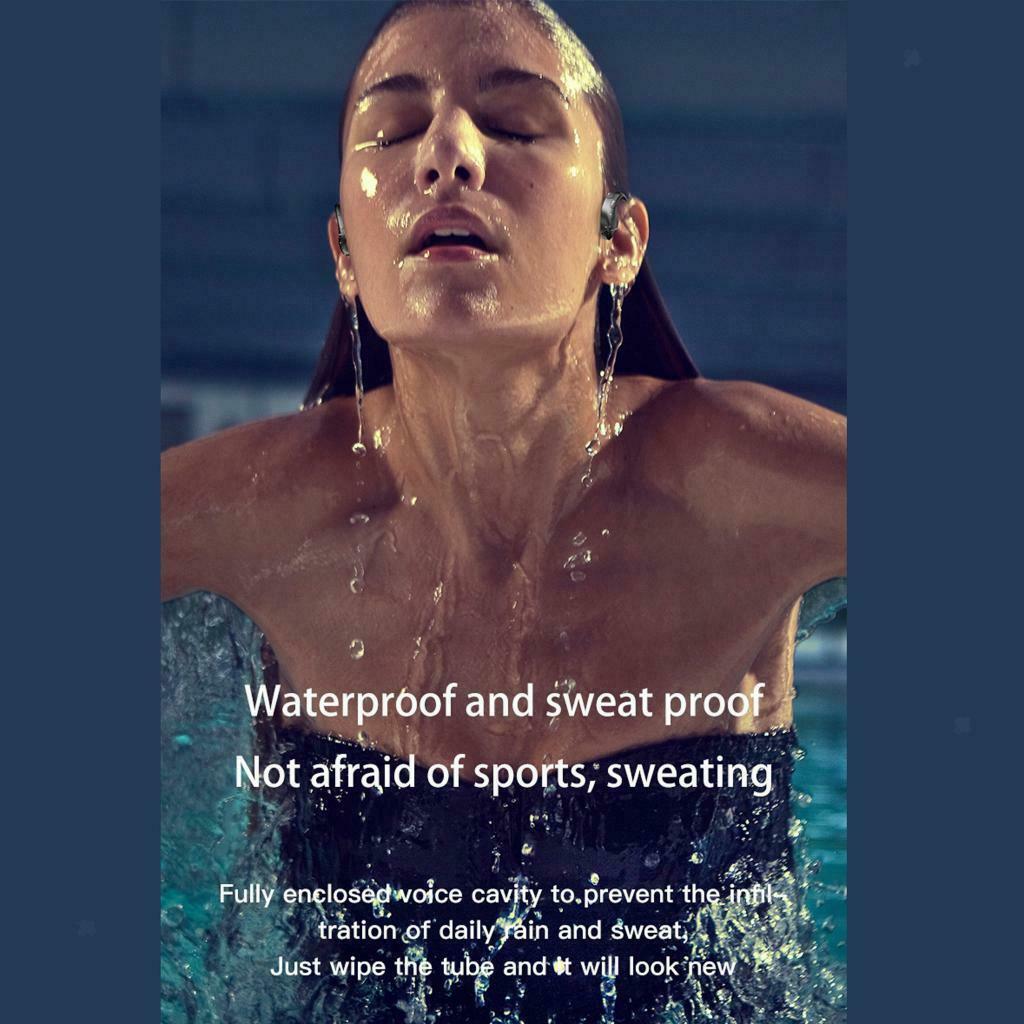 Conduction Headphones Waterproof Sport Music Stereo Earphones Ear Hook