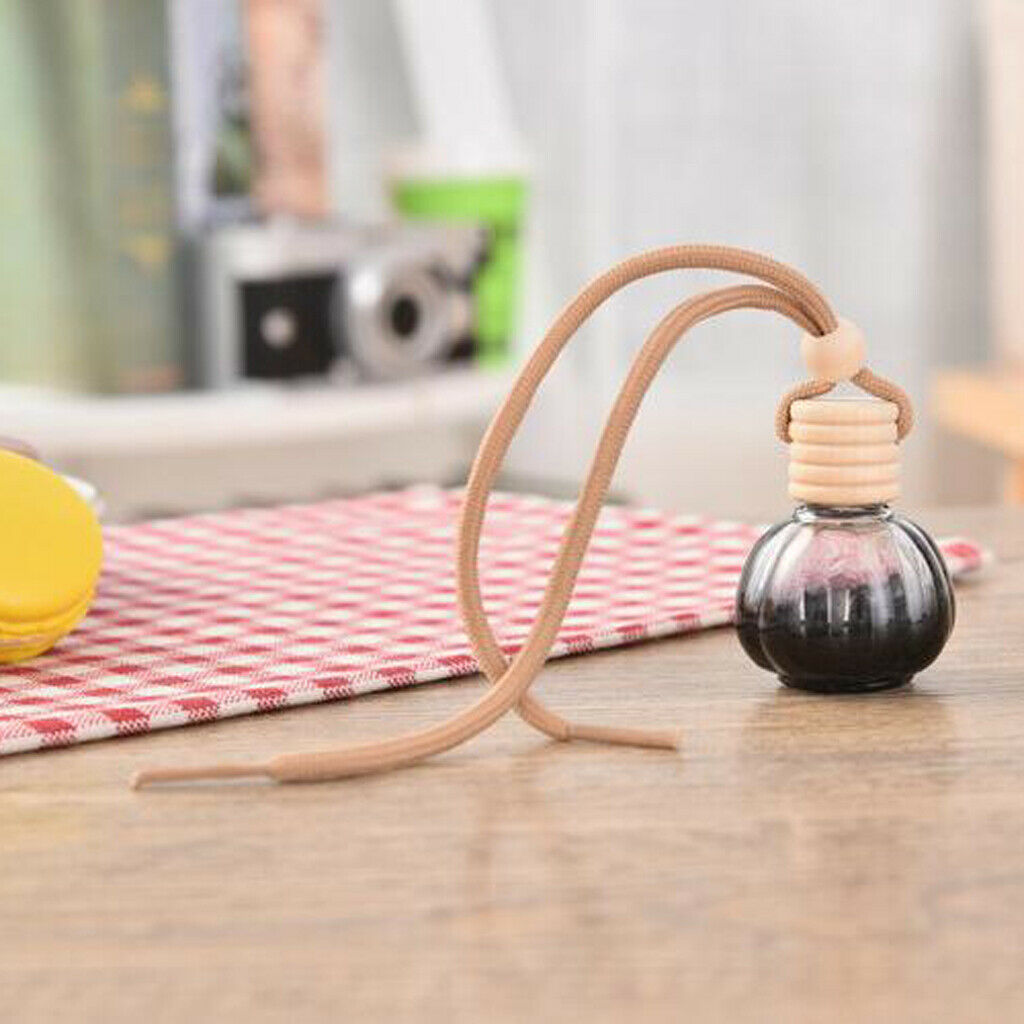 25pcs Charm Essential Oil Bottle 10ml Car Office Decoration Ball Shape