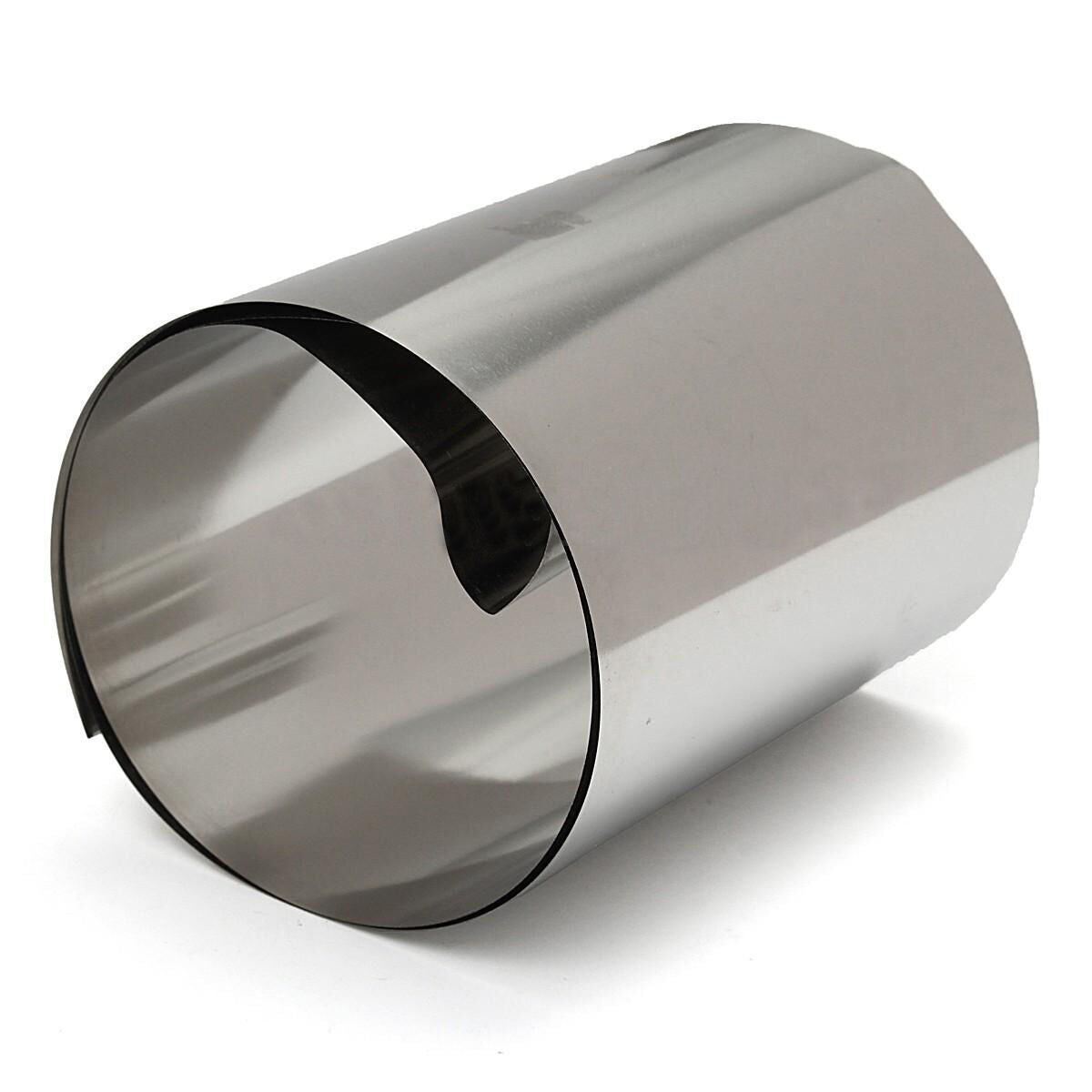 Stainless Steel Fine Thin Plate Sheet Rust Resistance Foil 0.01mm x 100mm x 1m