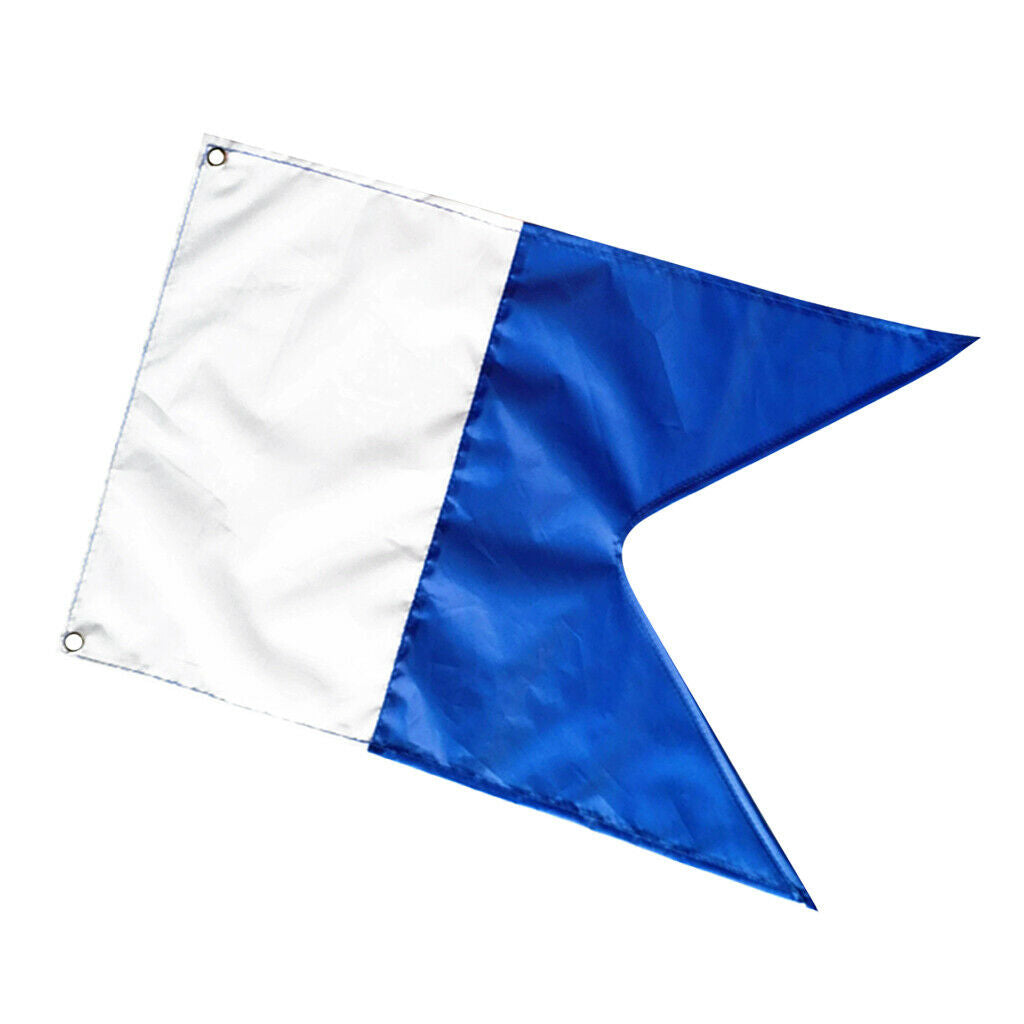 Diver Flag Water Sports Blue And White Signal Flag 50 X 35 Cm Flag Alpha