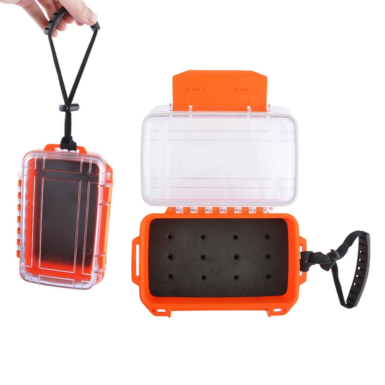 Plastic Archery Arrow Head Broadheads Storage Case Hunting Accesories Box