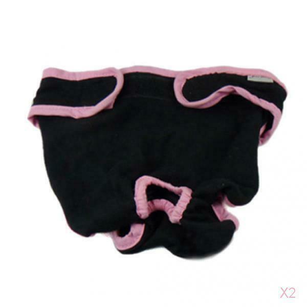 2 Pieces Adjustable Pet Dog Safe Physical Pant Female Dog Sanitary Nappy Diaper