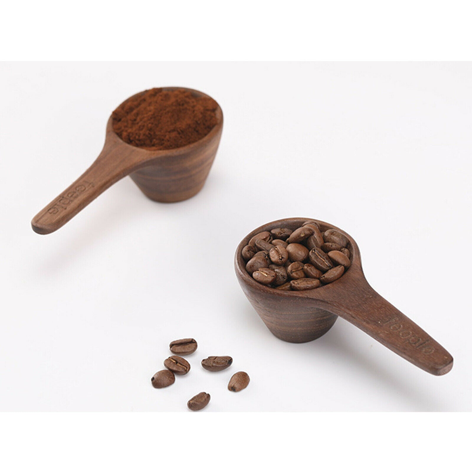 Wooden Coffee Scoop Measuring Spoon for Coffee Bean Ground Beans Tea