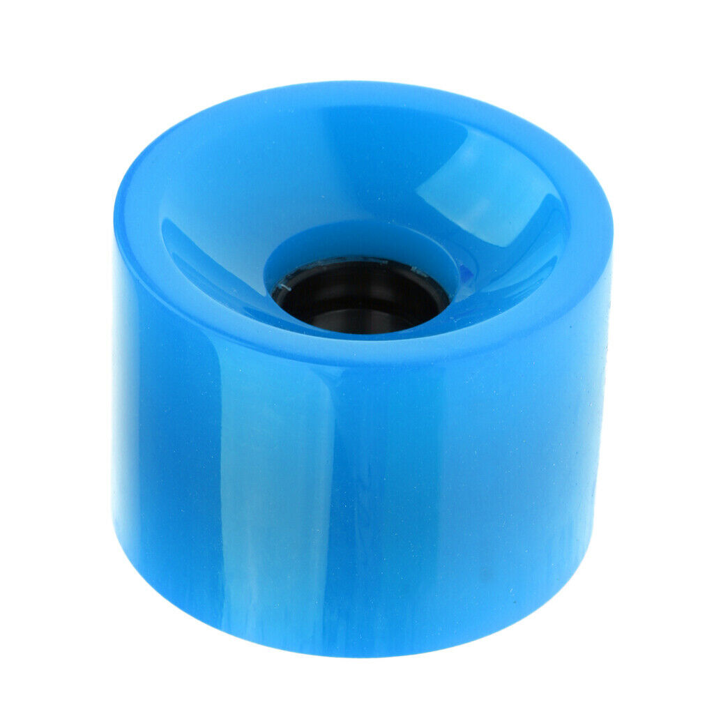 70 x 51mm Pro Blank Skateboard PU Wheels Longboard Cruiser Wheels blue