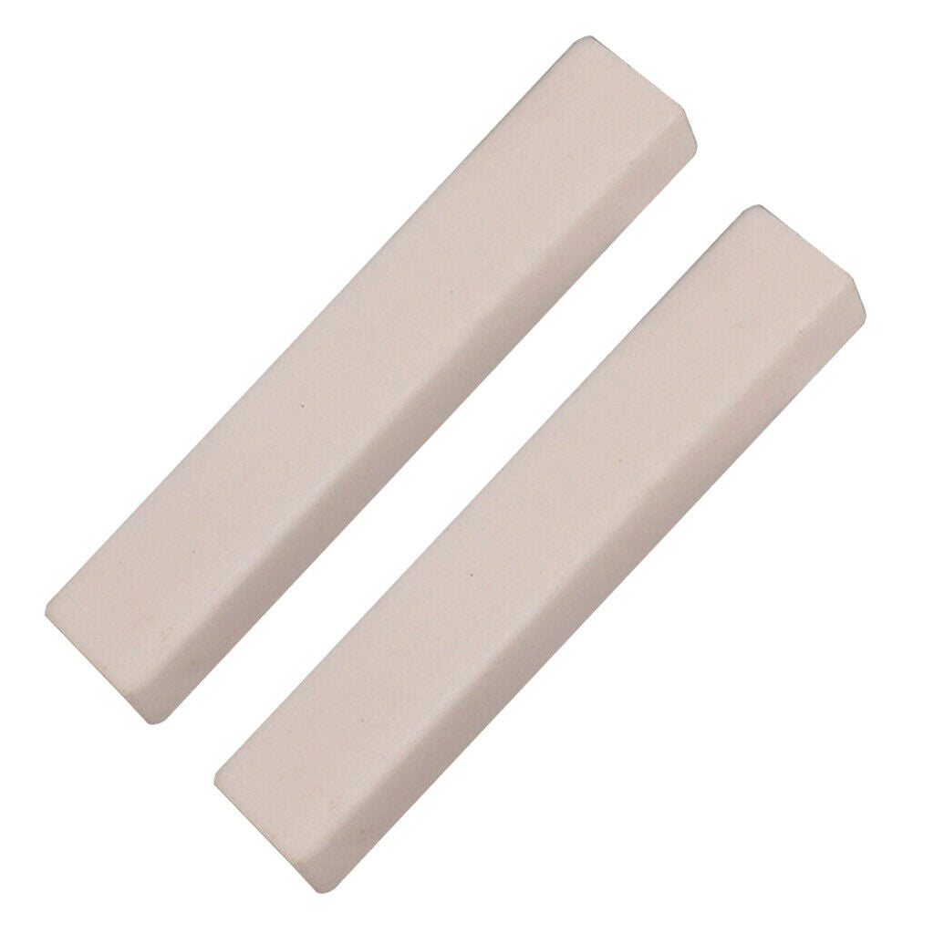 2pc DIY Hard Bone Blank Nut for Banjo Ukulele Acoustic Guitar