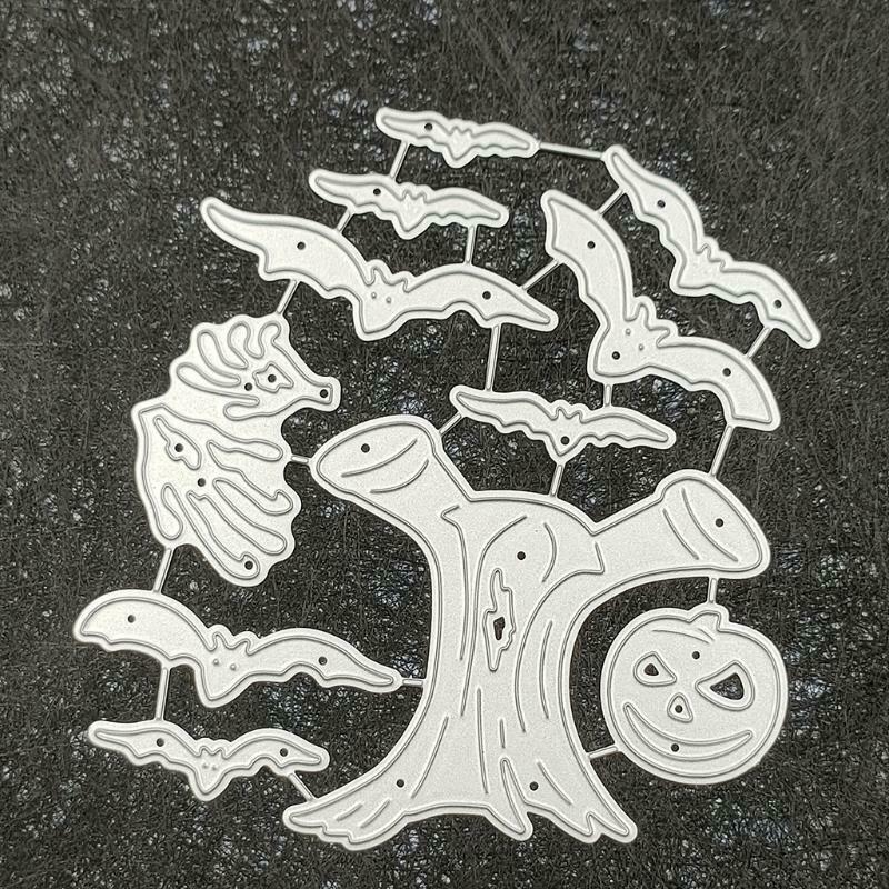 Halloween Ghost Bat Metal Cutting Dies Stencil DIY Scrapbooking Album Paper Card