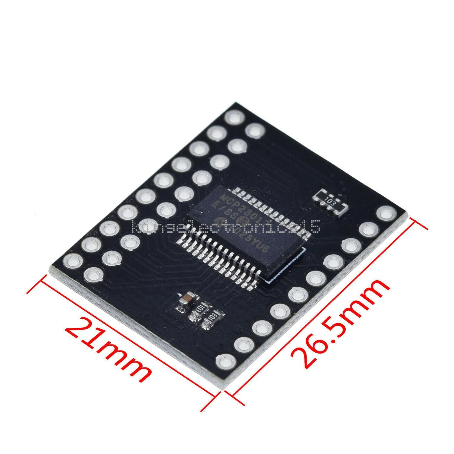1X MCP23S17 Bidirectional 16Bit I/O Expander SPI Serial Interface Shield Module